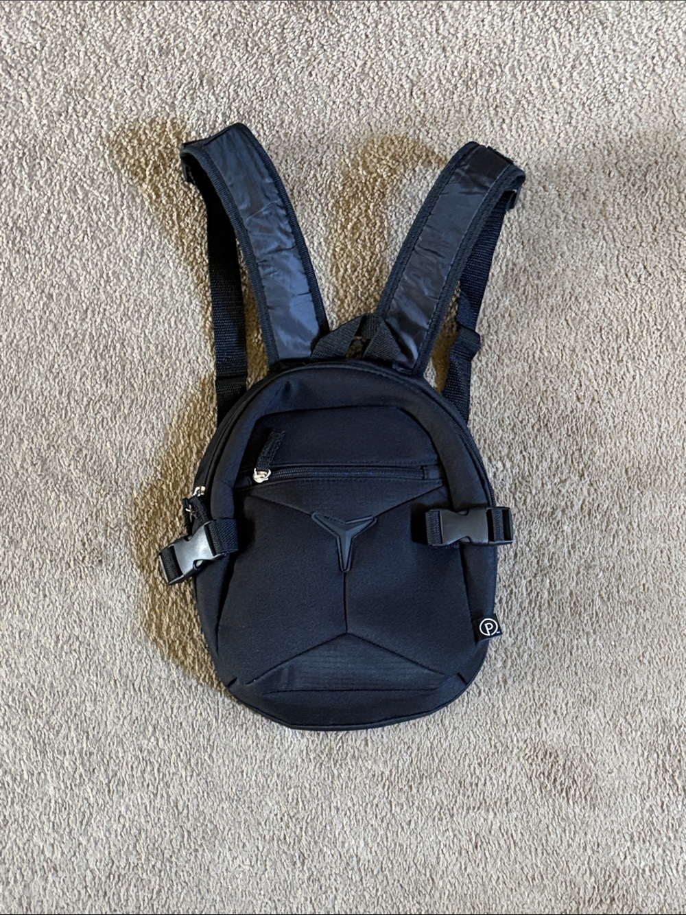 New Black Compact Backpack